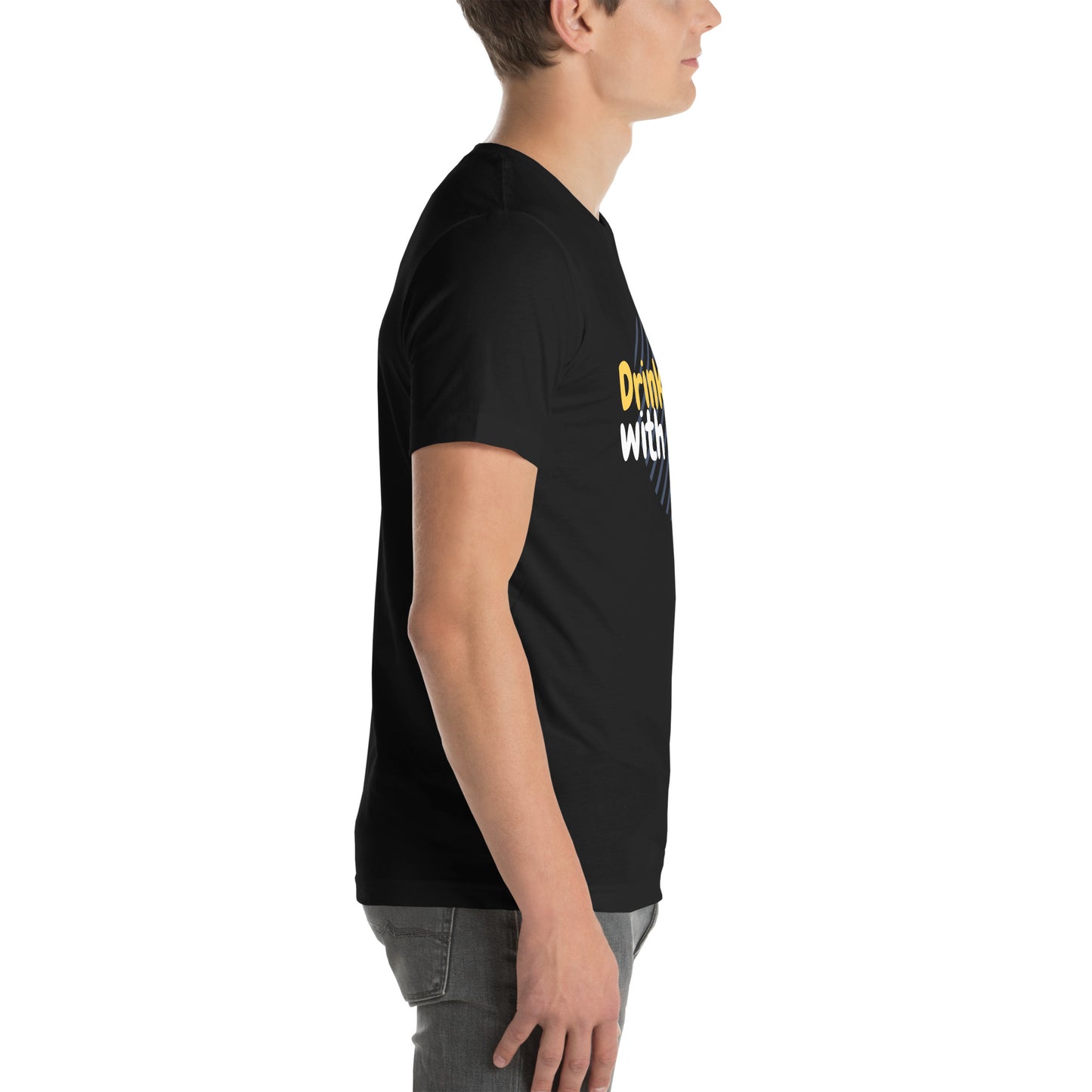 "Drinks Well With Others" Funny T-Shirt