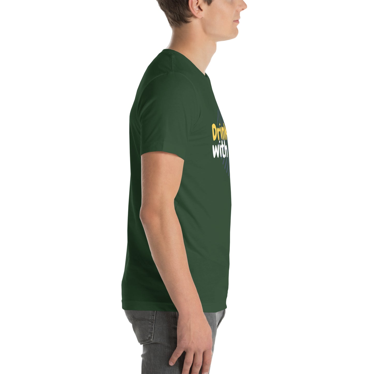 "Drinks Well With Others" Funny T-Shirt