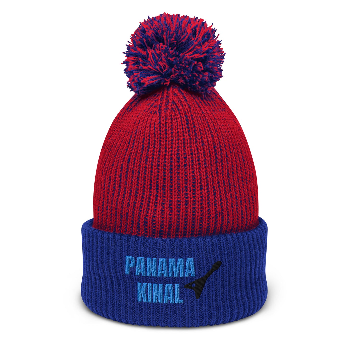 Panama Kinal Pom-Pom Beanie