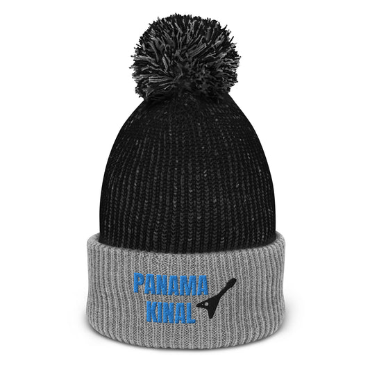 Panama Kinal Pom-Pom Beanie